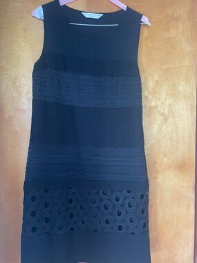 Trina Turk, black, sleeveless , LBD, cocktail dress